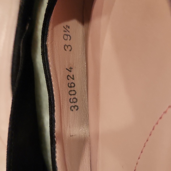 Mark & Steven Elise Black Suede/Rhinestone Buckle Sz 39 1/2 - Picture 5 of 8